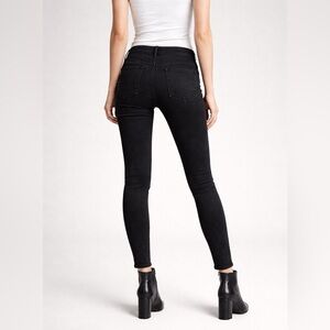 Helmut Lang Black Ankle Skinny Jeans Women’s Size 30 Stretch EUC
